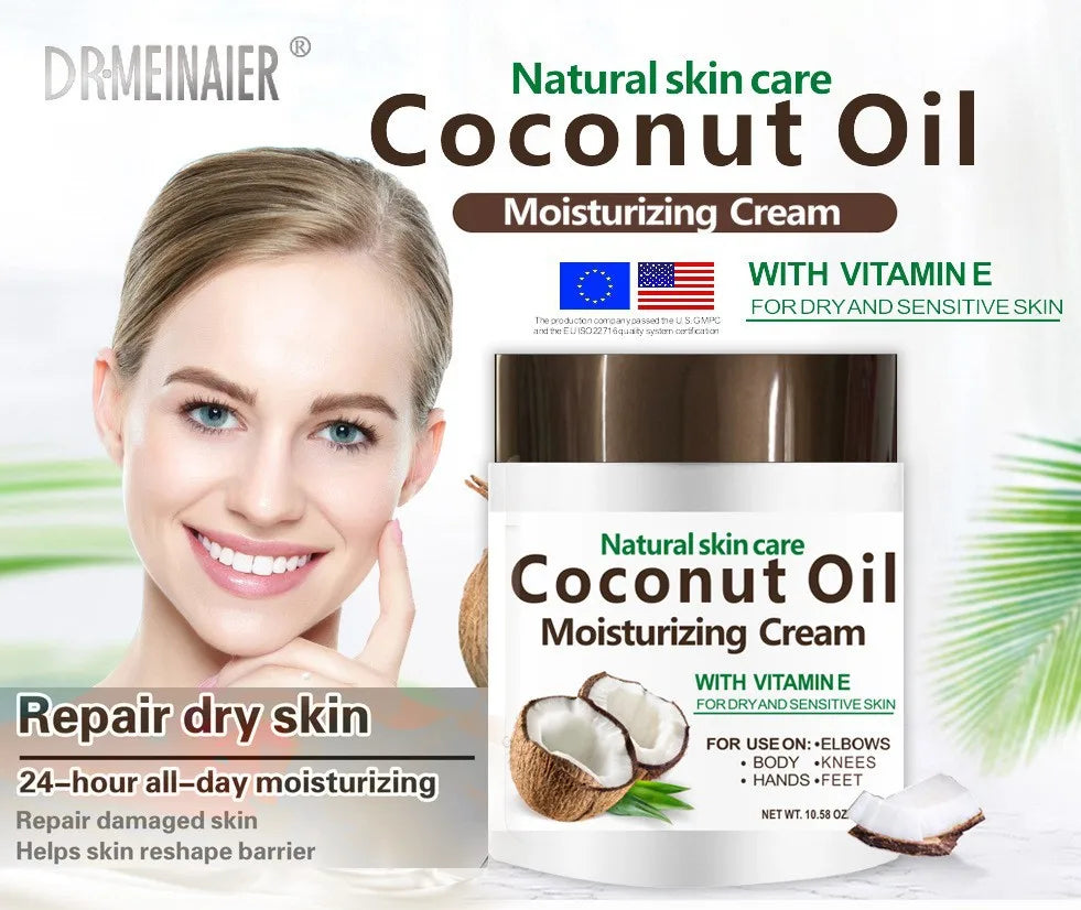 Natural Coconut Oil Organic Moisturizing Cream